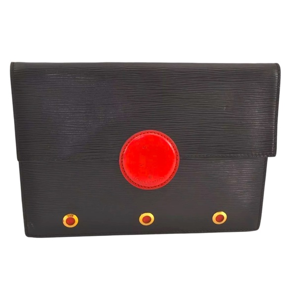 Louis Vuitton Handbags - Louis Vuitton LV Black Épi Hublot Clutch Bag with COA  EUC